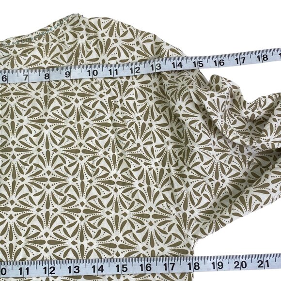 Skemo Cover Up Dress | S | Tan White | Tasseled Crochet Beaded | Beachy Resort - Picture 9 of 13